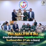 กอ.รมน.ภาค 4 สน. ร่วมกับฝ่ายปกครอง หนุนเสริมการศึกษาโรงเรียนตาดีกา 27 แห่ง จ.ปัตตานี ผ่านโครงการวิ่งเพื่อการกุศล