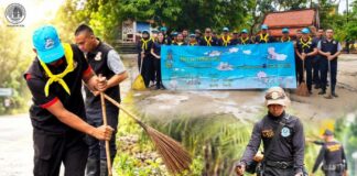 จิตอาสารวมพลังสองศาสนา ทหารพราน 42 ร่วมพัฒนาปรับภูมิทัศน์ เตรียมพร้อมรับประเพณีชักพระ สืบสานวิถีพหุวัฒนธรรม