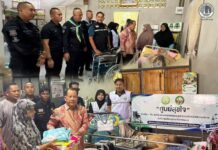 เติมกำลังใจกลุ่มเปราะบาง ฉก.ทพ.33 ลงพื้นที่มอบวีลแชร์และสิ่งของจำเป็น ดูแลผู้ป่วยติดเตียง