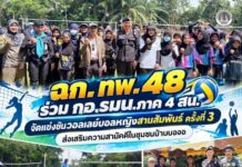 ฉก.ทพ. 48 ร่วม กอ.รมน.ภาค 4 สน. จัดแข่งขันวอลเลย์บอลหญิงสานสัมพันธ์ ครั้งที่ 3 ส่งเสริมความสามัคคีในชุมชนบ้านบองอ