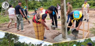 หน่วยเฉพาะกิจกรมทหารพรานที่ 46 จับมือผู้นำท้องที่และประชาชน ร่วมใจสร้างบ้านช่วยเหลือผู้ยากไร้ในพื้นที่อำเภอรือเสาะ