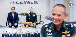 “ร่วมคิด ร่วมทำ ร่วมพัฒนา“ แม่ทัพภาคที่ 4 ให้การต้อนรับ ผอ.สำนักงานทางหลวงที่ 18 บูรณาการคมนาคม–ความปลอดภัย เดินหน้าพัฒนาโครงสร้างพื้นฐานชายแดนใต้